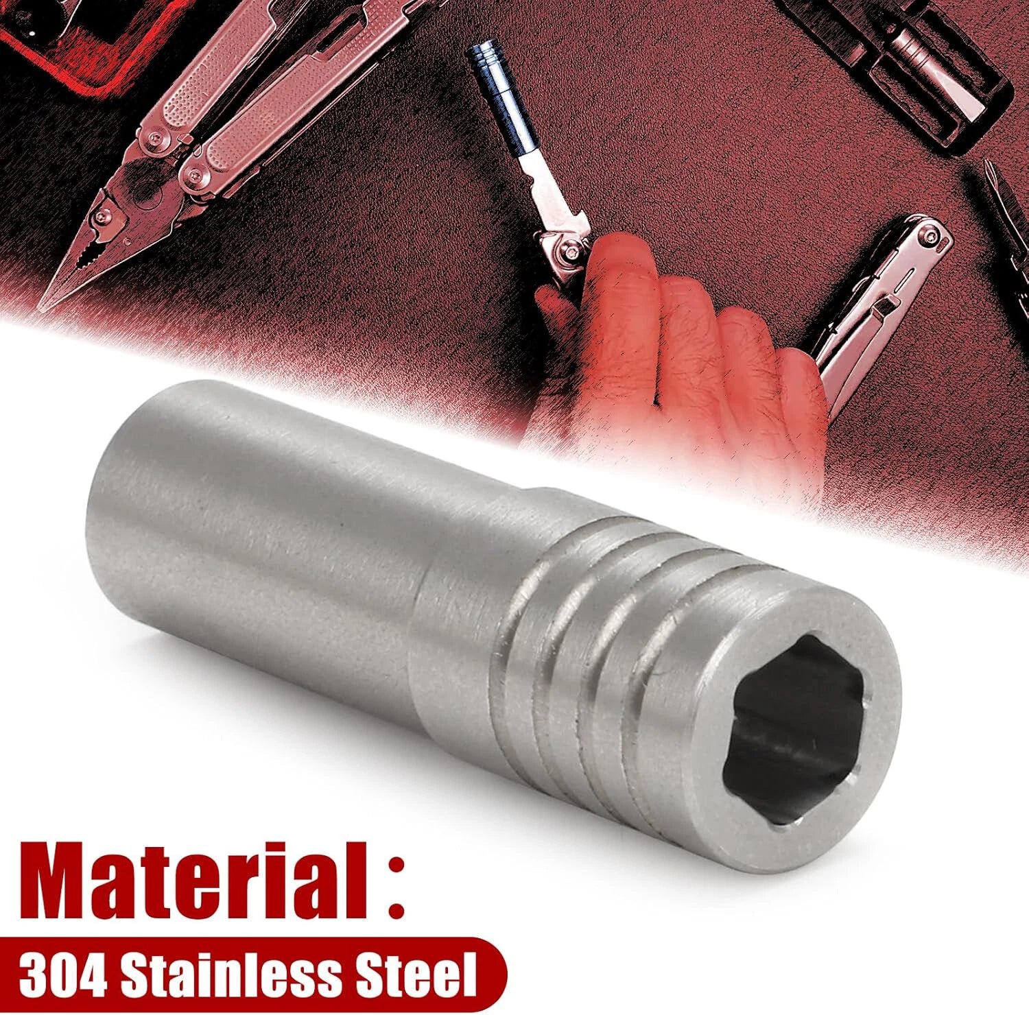 Screwdriver Extension Pole Adapter for Leatherman Free T2 T4 K2 K4 P2 P4