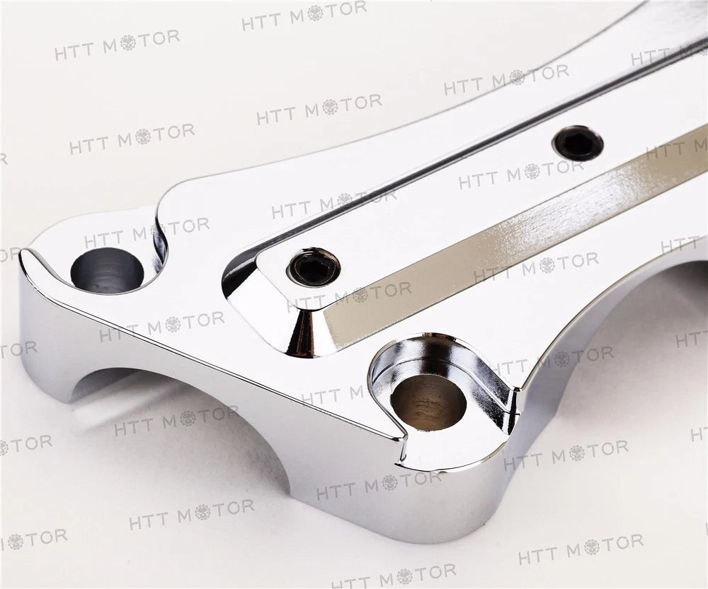 Anti-Slip Handlebar Top Clamp for Harley Touring (1997–Present) Chrome