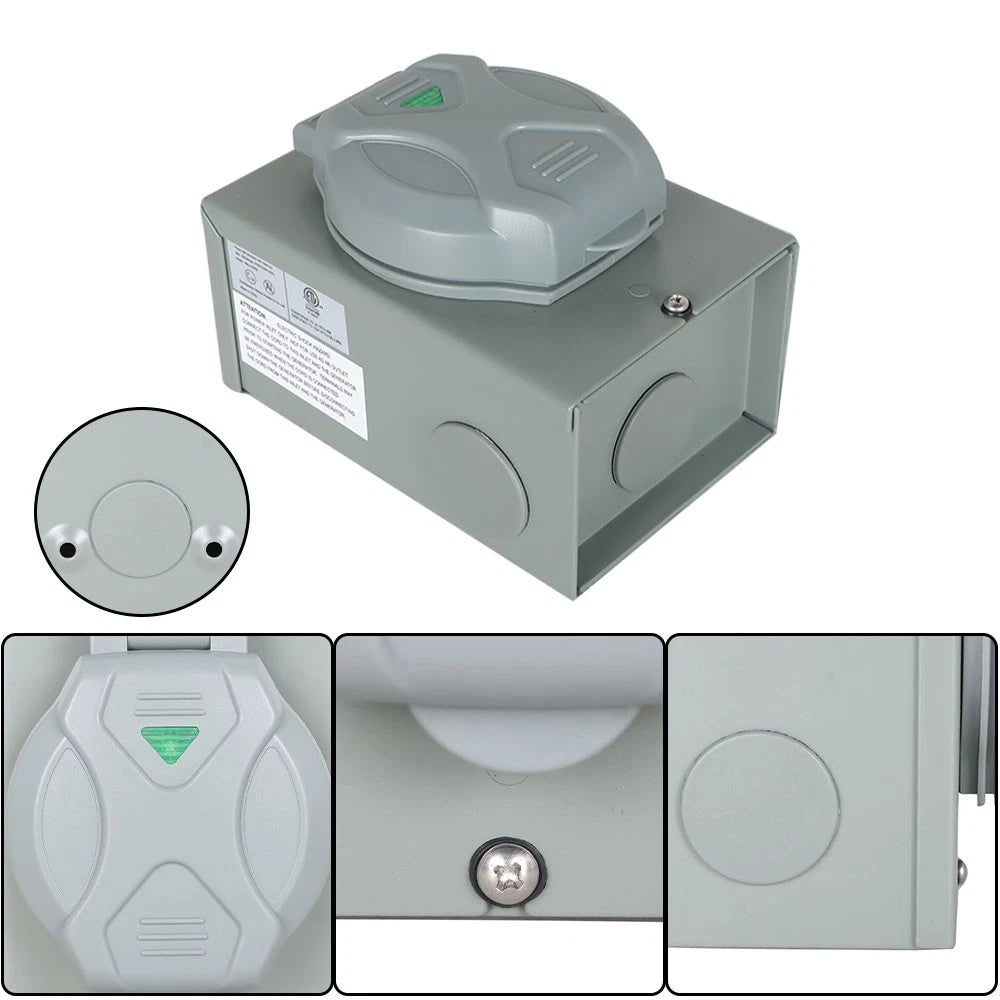 Power Generator Inlet Box for Generator (30A, 7500W)