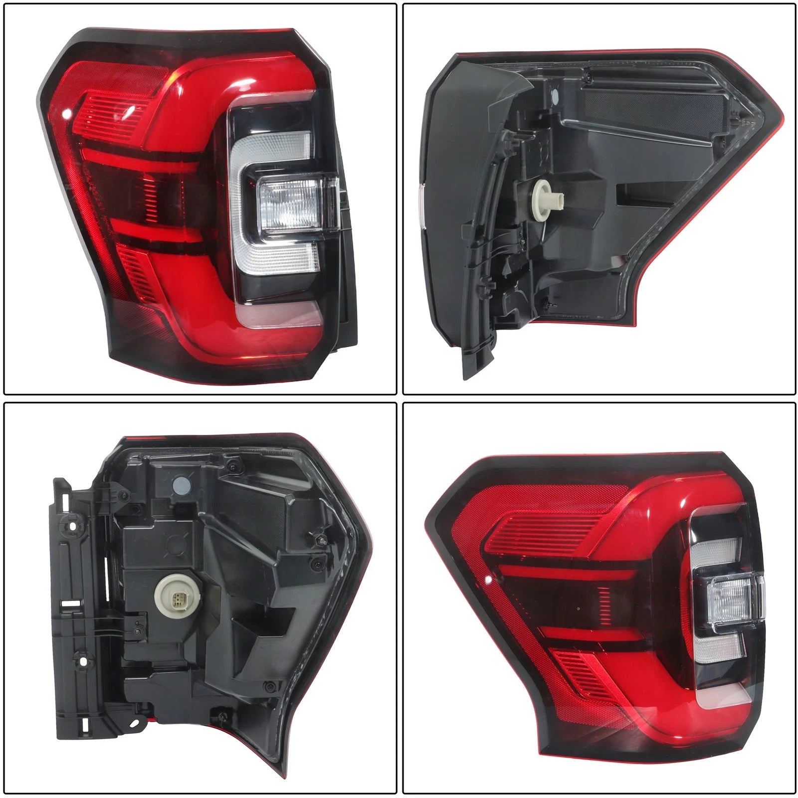 5 Pin Left Tail Light for Ford Expedition (2022–2024) LED Rear Chrome