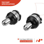 Set of 4 Front Upper & Lower Ball Joints for Ford F-250 (1999)