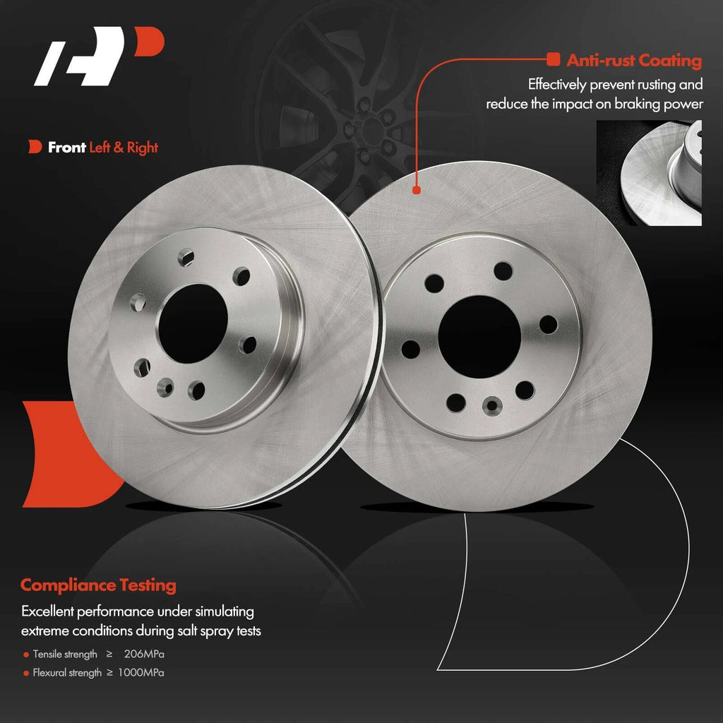 Front Disc Brake Rotors for Chevrolet Colorado GMC Canyon (2015–2020)
