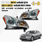 HID Headlight Set for Infiniti M37/Q70 (2011–2014) Left + Right Pair