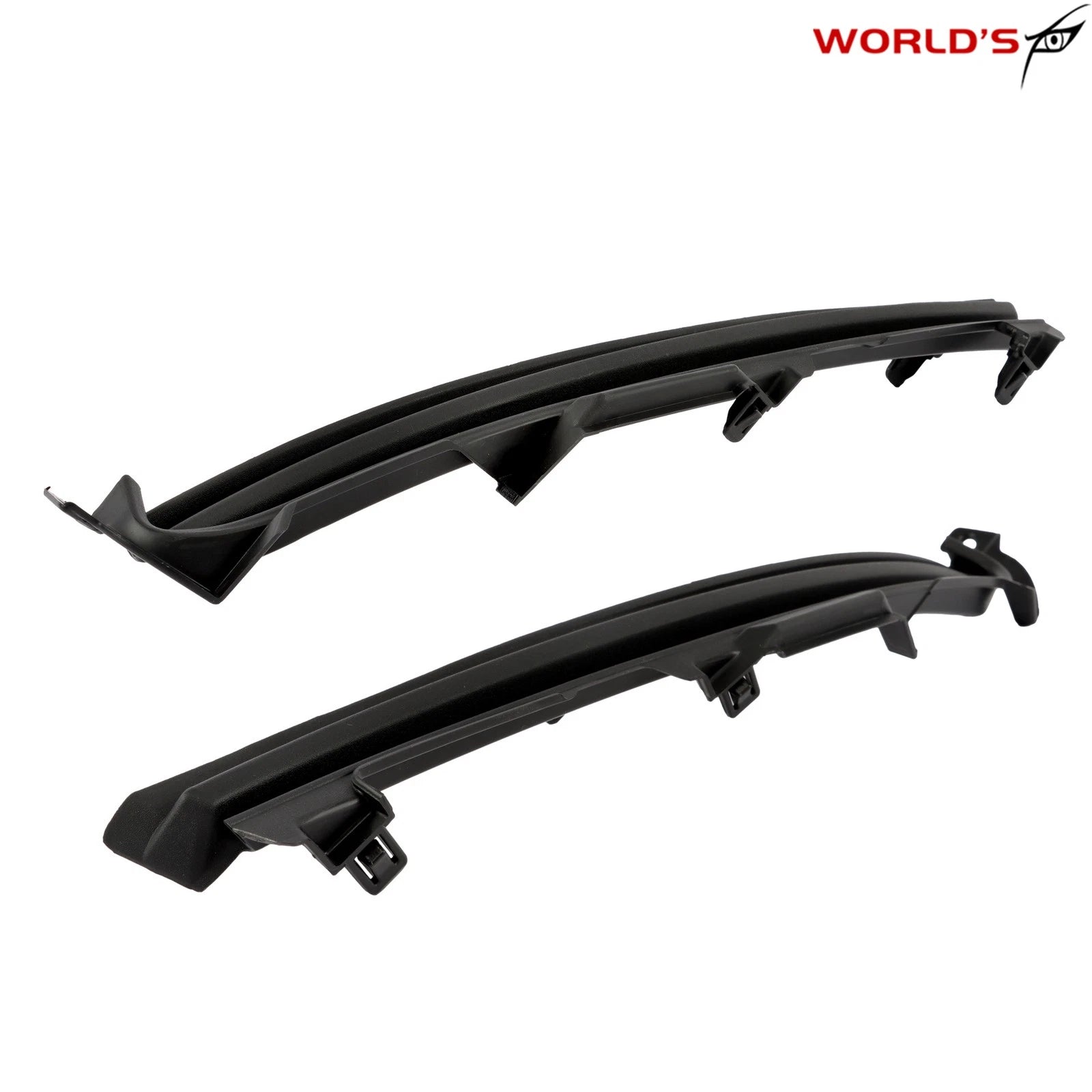 Fog Light Covers for Mazda CX-9 (2016–2023) Black Plastic