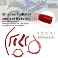 Silicone Radiator Coolant Hose for Aprilia RS 660 (2021–2025) Red#30