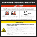 3500 Watt Portable Inverter Generator for Camping Caravan