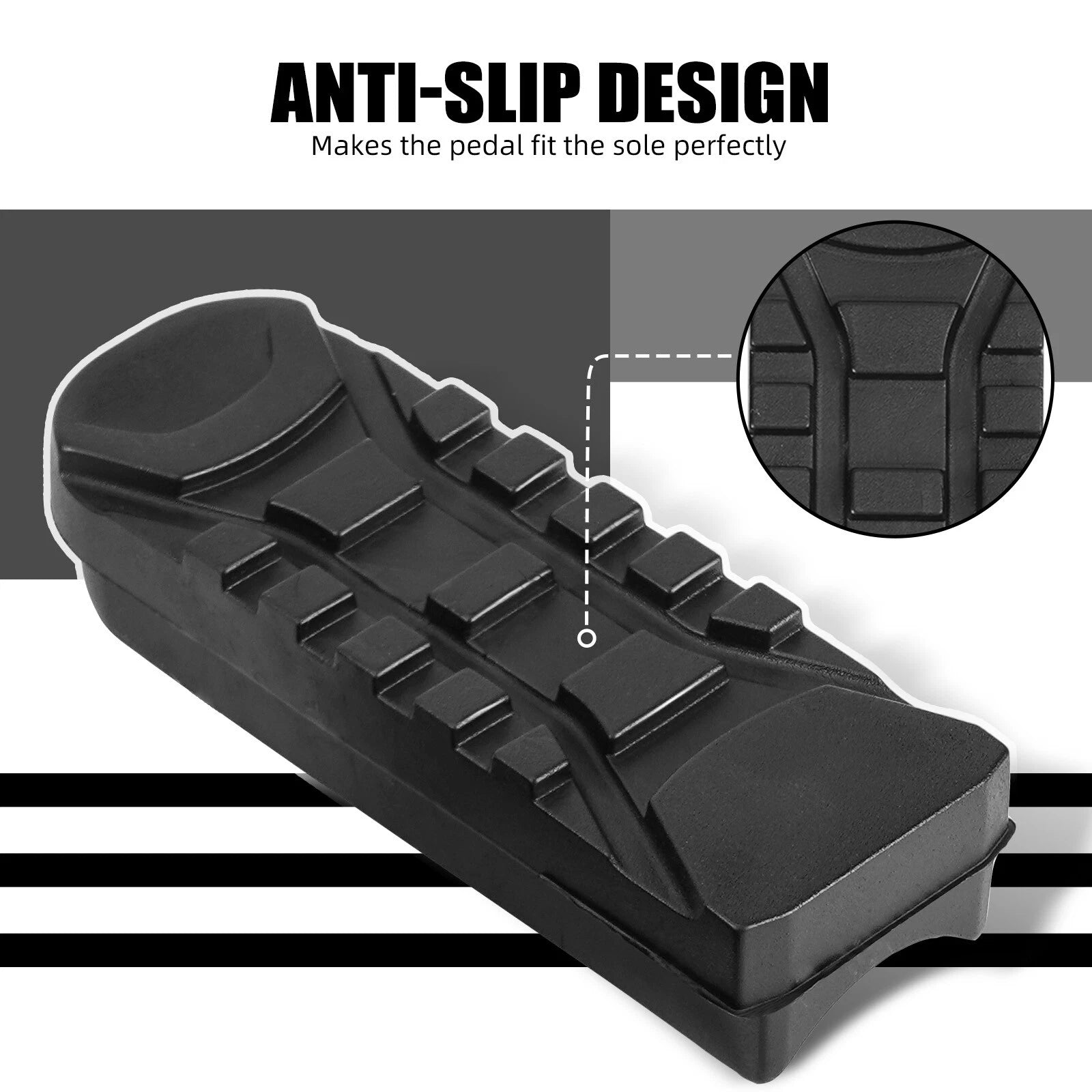 Rubber Footrest Cover for BMW R1200GS Adventure (2012–2018)