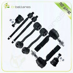 Steering 8x Ball Joint Tie Rod End Sway Bar Kit for Jeep Liberty (2006–2007)