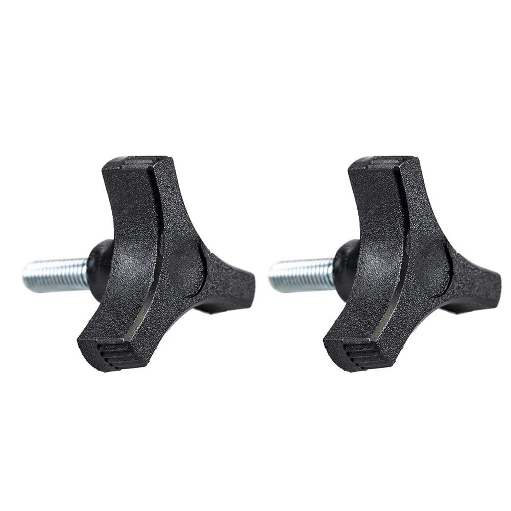 Black Plastic Knob Handle for (2 Inch, Threaded 51618)