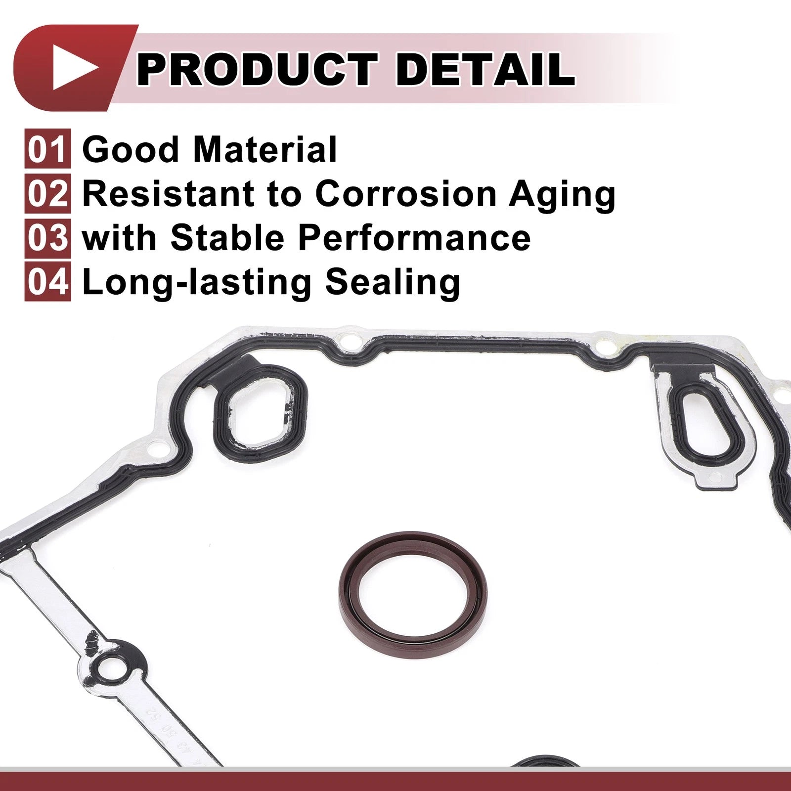 Engine Timing Cover Gasket Set for Chevrolet 2.0L 2.2L 2.4L 
