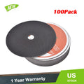 Set of 100 Cutting Discs for Metal & Stainless Steel (7"x1/16"x7/8")