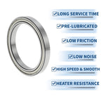 Deep Groove Ball Bearing P6 85x110x13mm for Scooter Skateboard (1 Pc)