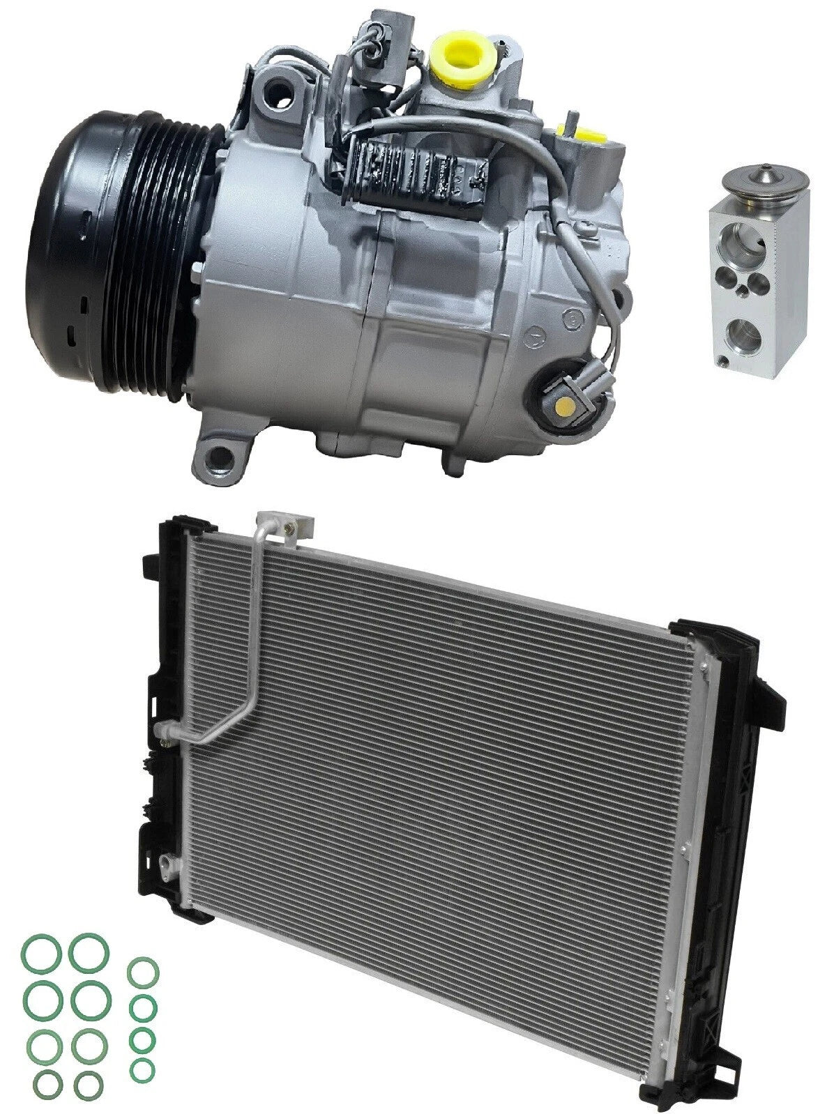 AC Compressor Kit With Condenser for Mercedes C250 1.8L (2012–2012)