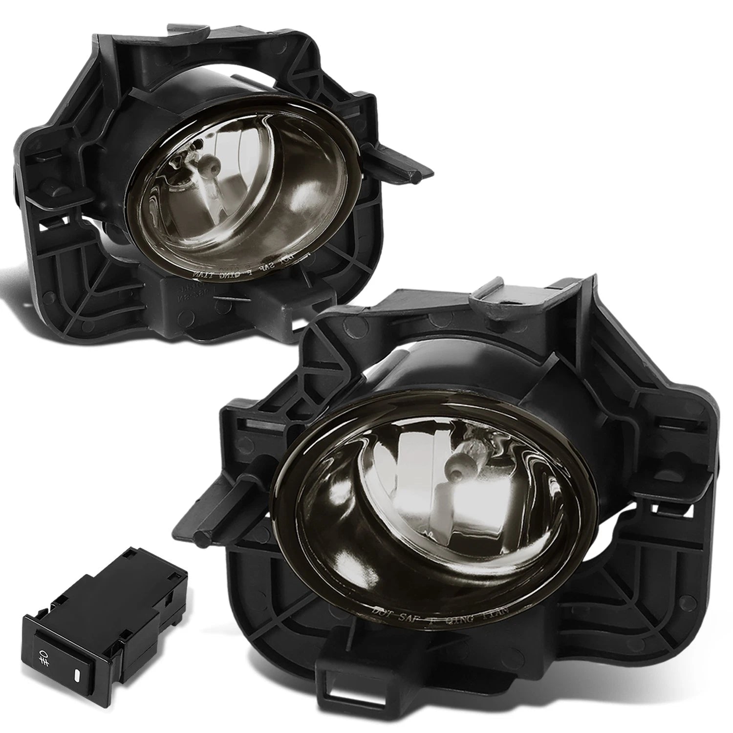 Fog Light Lamp + Switch for Nissan Altima Sedan (2007–2009) L32A Smoked Lens