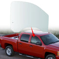 Right Side Front Door Window Glass for Chevy Silverado GMC Sierra (2007–2011)