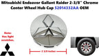 Chrome Center Wheel Hub Cap for Mitsubishi Endeavor Gallant Raider (2004–2008) 52014332AA