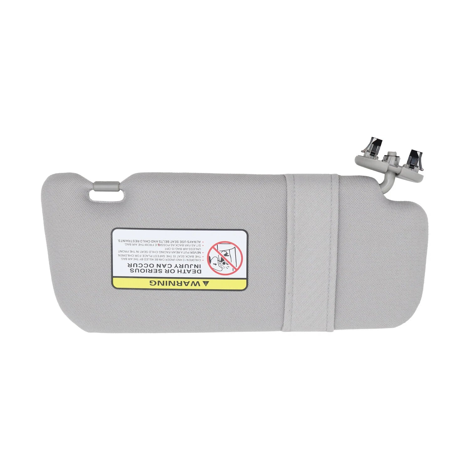 Sun Visor with Mirror Left Driver Side Gray for Toyota Corolla (2009–2013)