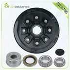 8 on 6.5" Boat Trailer Galvanized Hub L14125A L25580 Bearings for 7000 lbs Axle