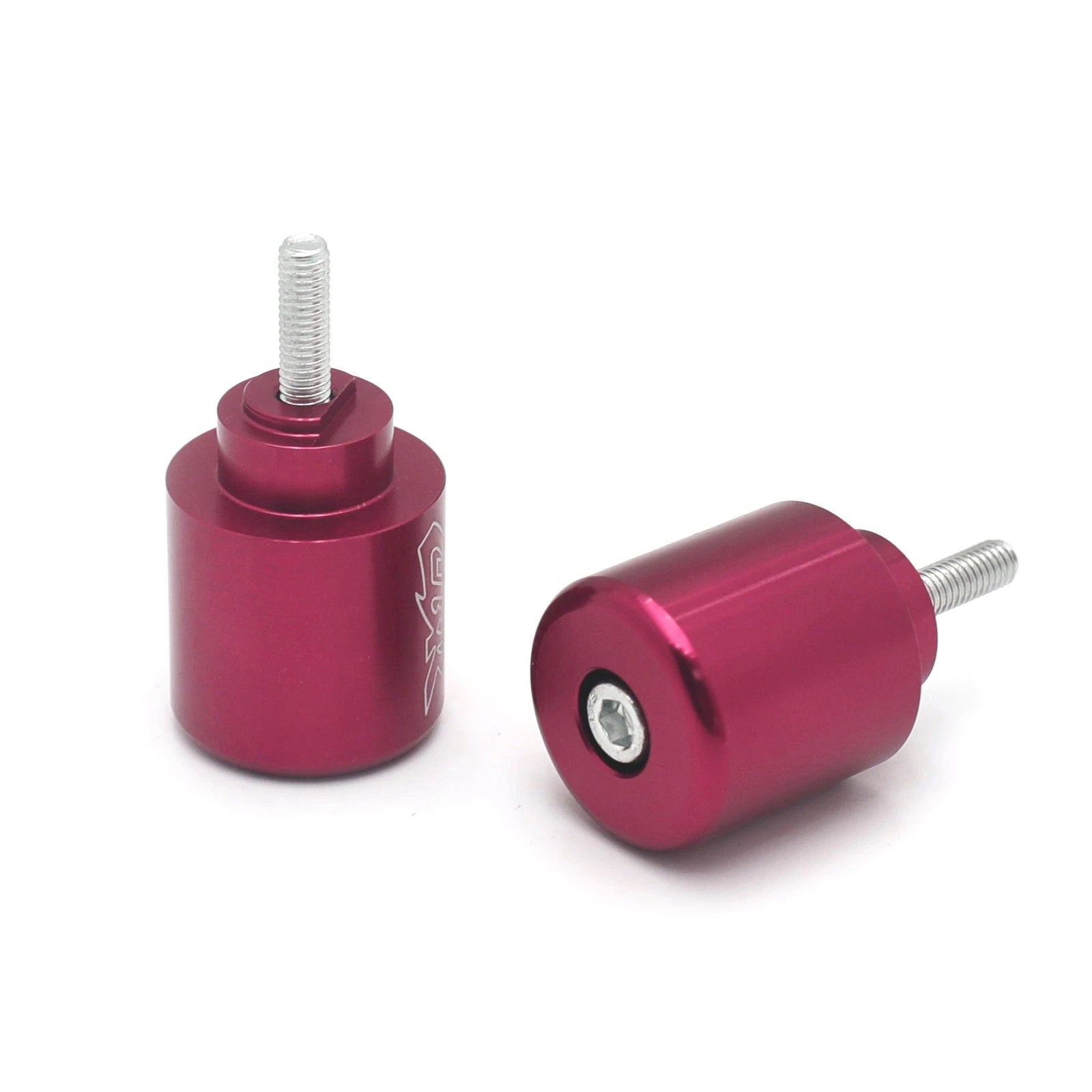 Set of 2 CBR Logo Red Hand Bar Ends for CB250 CB300 CB500 CBR250 CBR500 CBR650