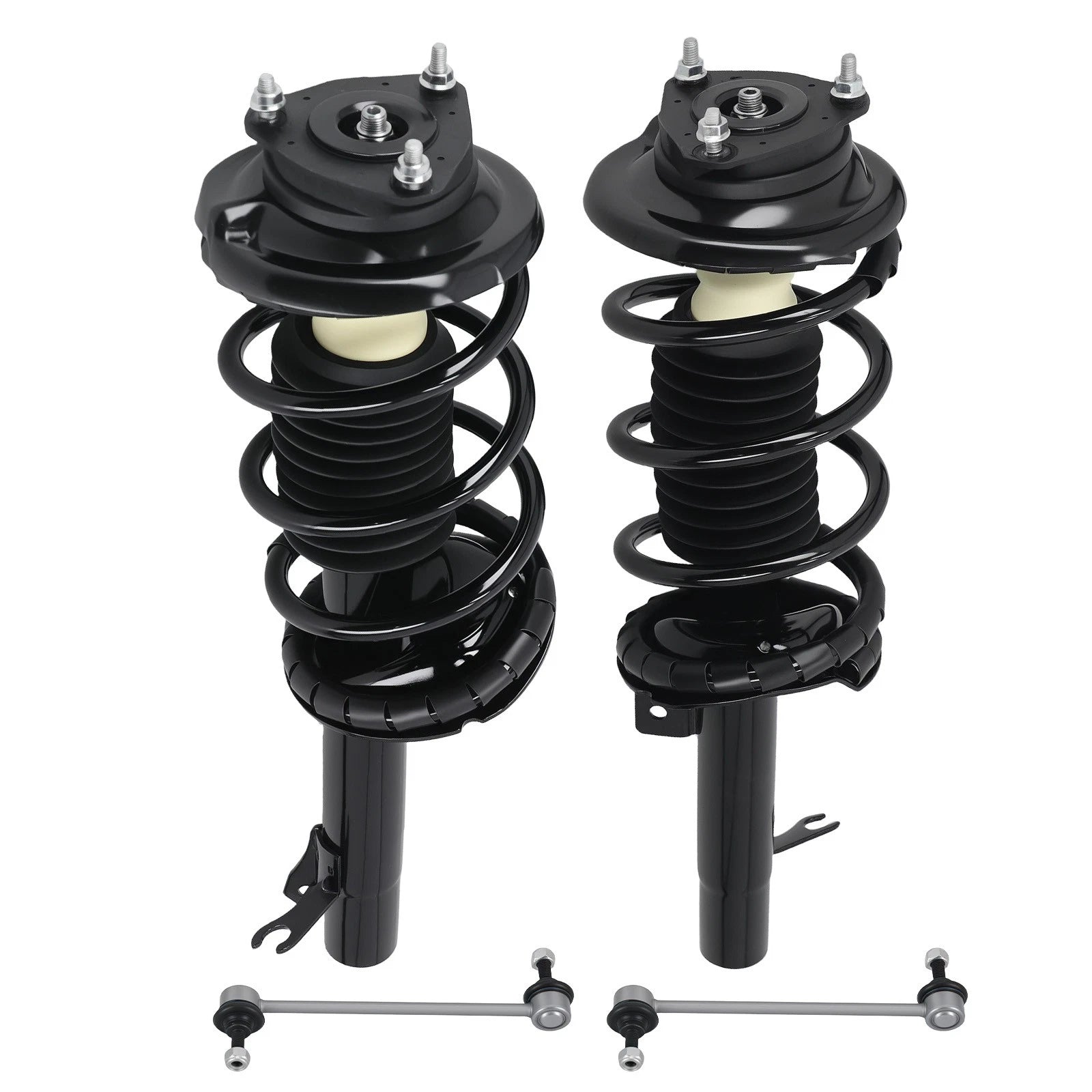 Set of 4 Suspension Kit Front Strut Spring Assembly for Ford Focus (2000–2005)