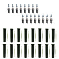 Set of 16 Denso Iridium Spark Plugs & NGK Coil Boots for Charger 6.2 V8 (2011–2023)