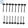 16x Exhaust Intake Valves for Chevrolet Pontiac Saturn (2000–2012) 2.2L 2.4L DOHC
