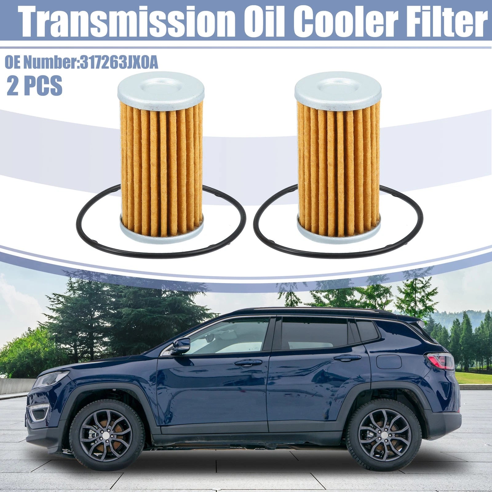 2pcs Transmission Filter No.317263JX0A for Nissan Juke, Pathfinder 