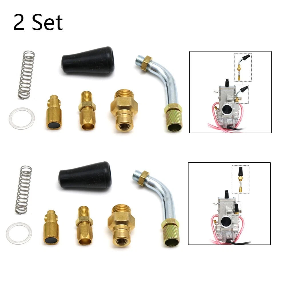 2X Carburetor Cable Choke Starter Plunger Kit MK-413 for Mikuni TM/VM (N/A)