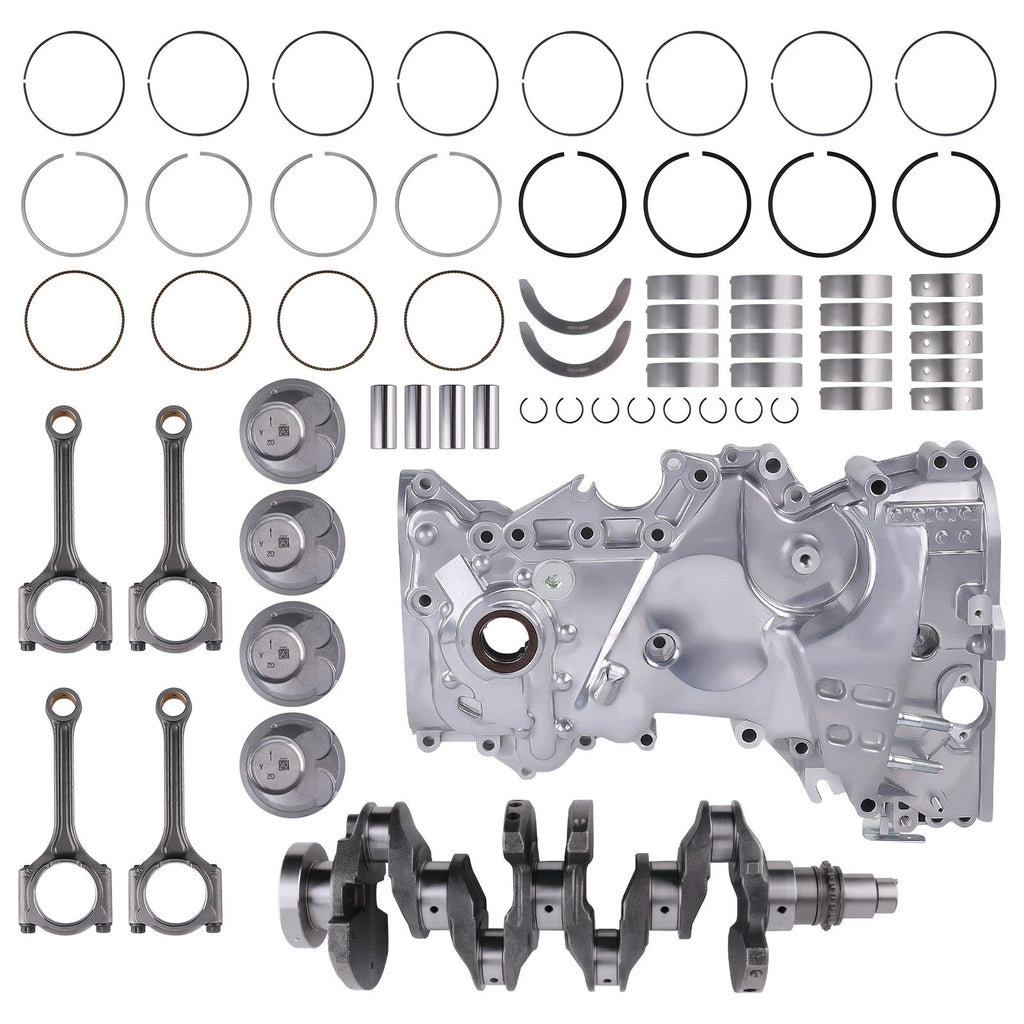 Crankshaft Rods Piston Main Rod Bearings Timing Kit for Hyundai Kia 2.0L