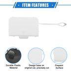 Tow Hook Cover Cap for Mercedes-Benz C300 W204 (2008–2011) White