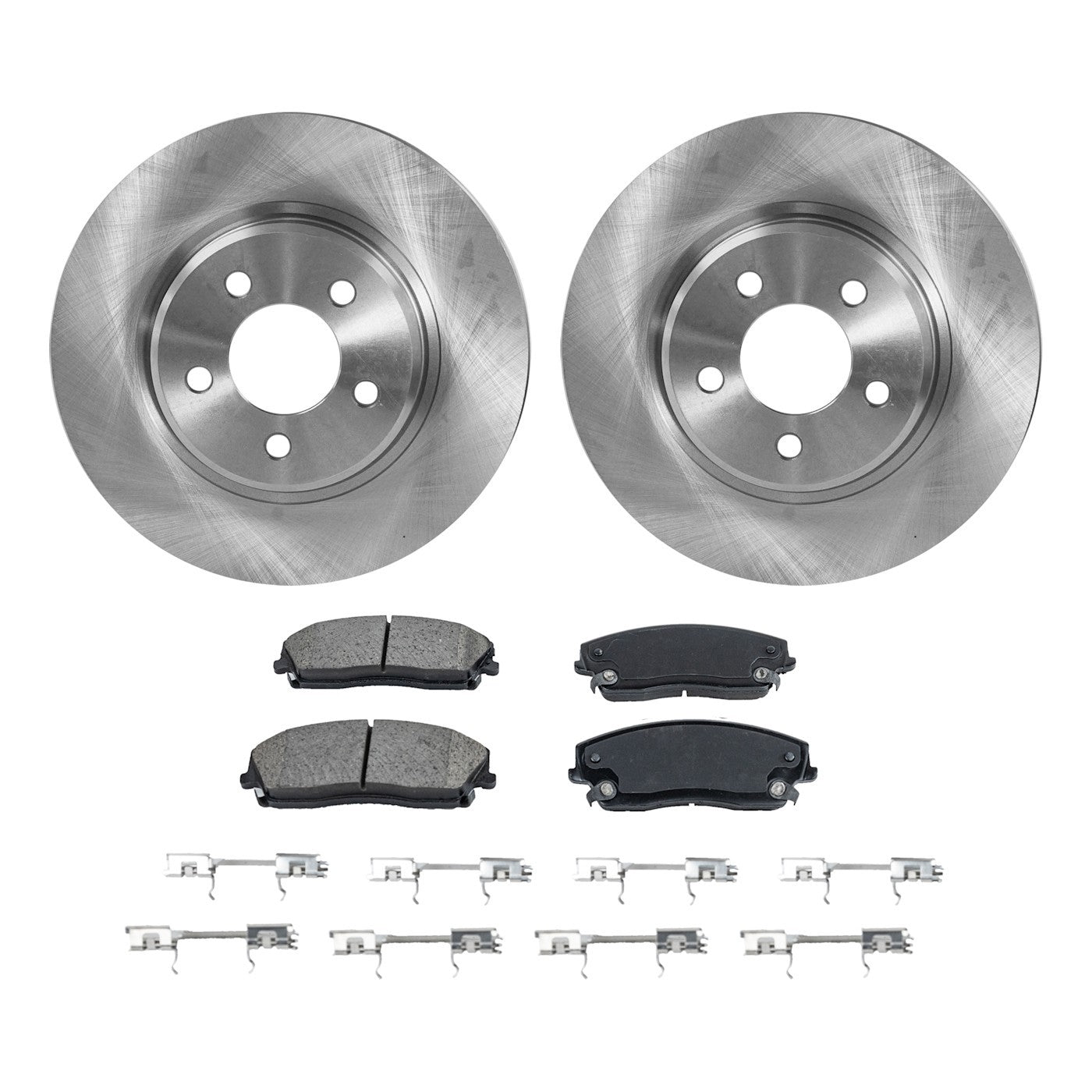 Front Brake Disc and Pad Kit for Dodge Charger (2006–2020) Ceramic