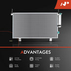 A/C Condenser with Receiver Drier & Bracket for Mitsubishi Endeavor (2004-2008)