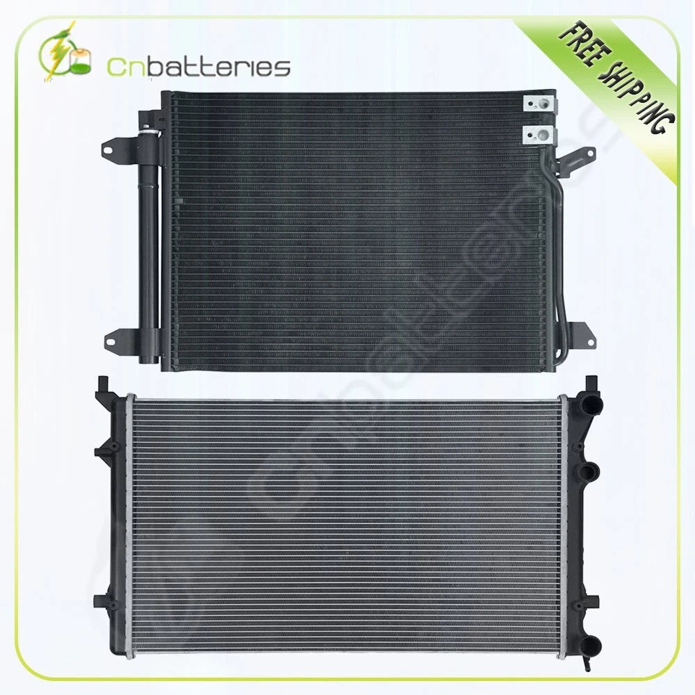 Radiator and A/C Condenser for Volkswagen Jetta Beetle (2011–2015)