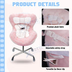 Leopard Air Vent Fashion Ornament Accessory for Seat for Plush Dolls (-)