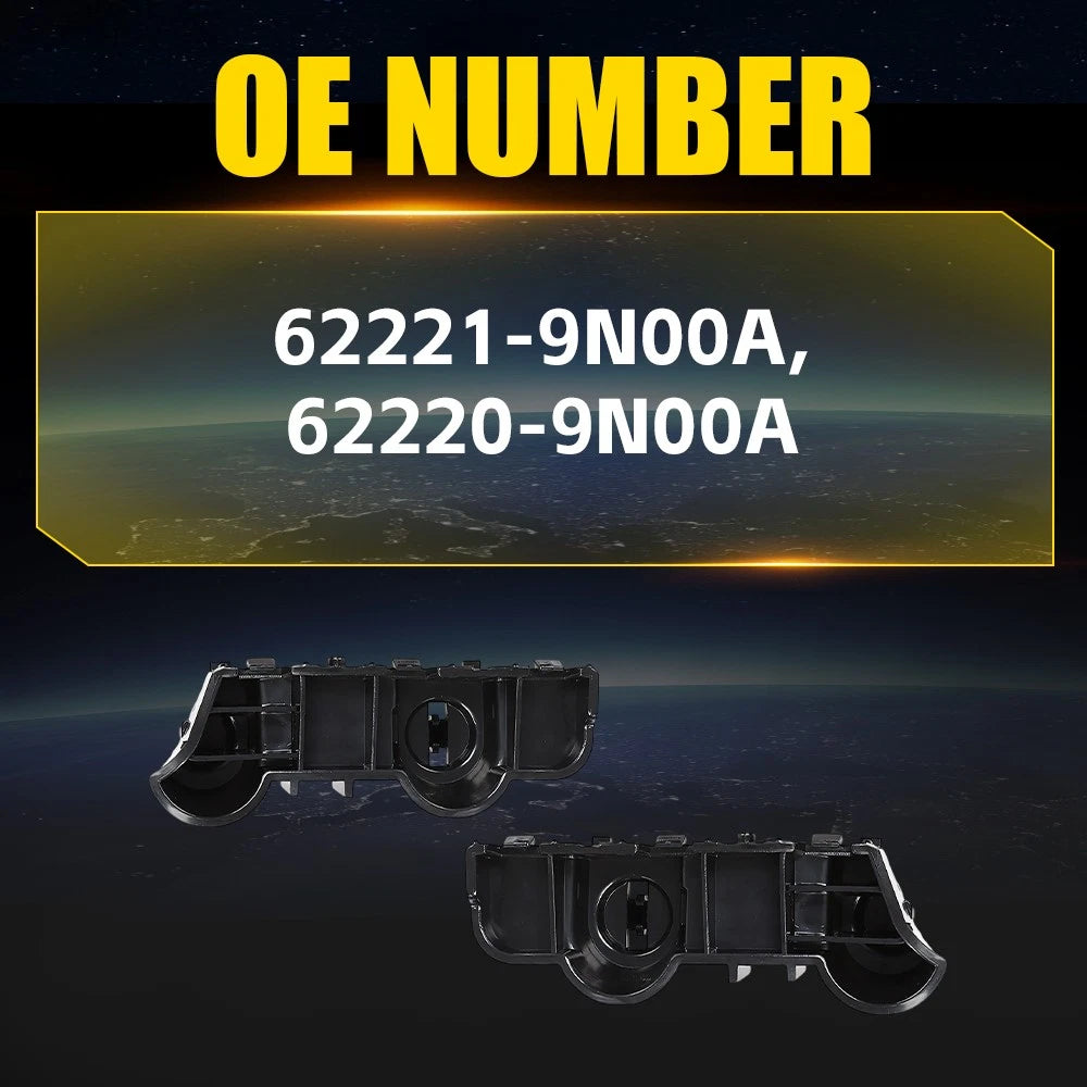 Bumper Brackets Pair for Nissan Maxima (2009–2015)