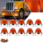 10x Amber Lens LED Side Marker Lights for Truck Trailer