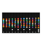 Instruments Guitar Scale Sticker Practice Tool