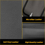 Black Leather Center Console Lid Armrest Cover for Lexus ES350 (2007–2009) EPY