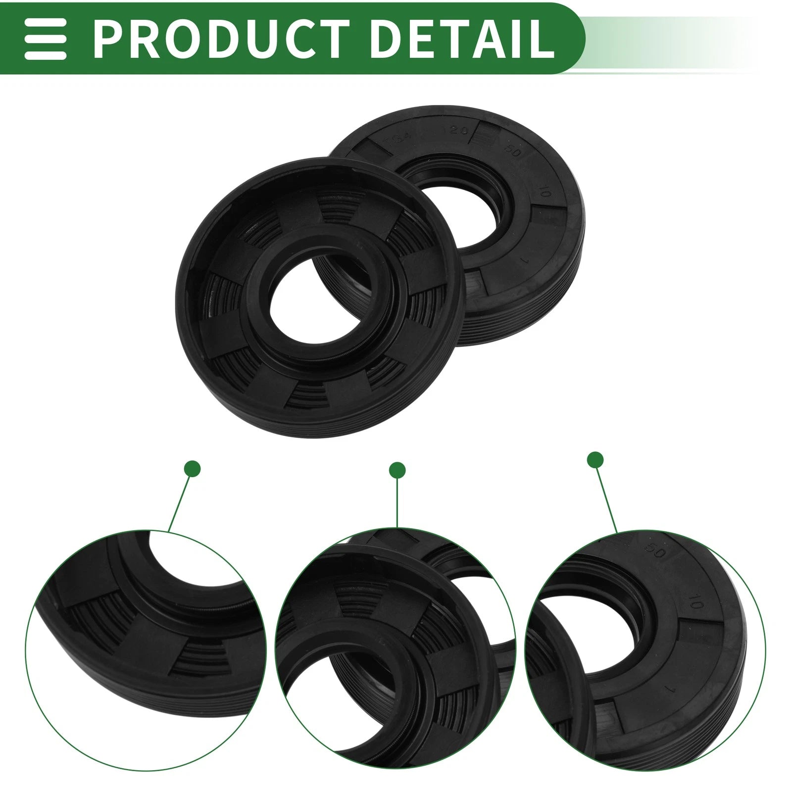 Oil Seal for Rotary Shaft (20x50x10mm)