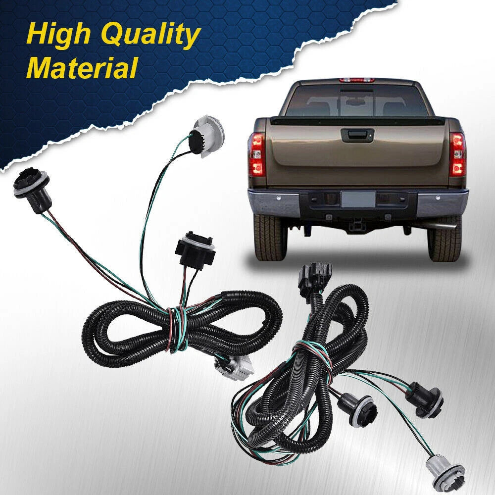 Rear Backup Light Bulb Wiring Harness for Chevy Silverado Pickup Truck