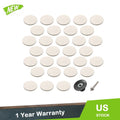 Set of 30 Wool Polishing Buffing Pads for Automotive Detailing (2 Inch)