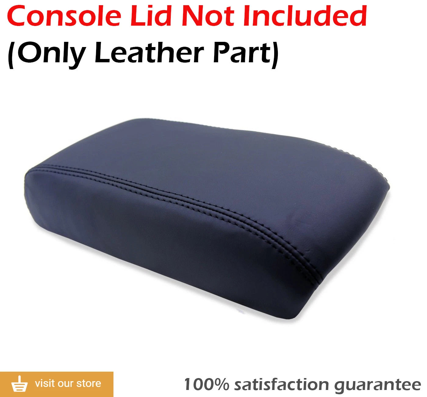 Center Console Lid Armrest Cover for Lexus SC300 SC400 (1992–2000) Black