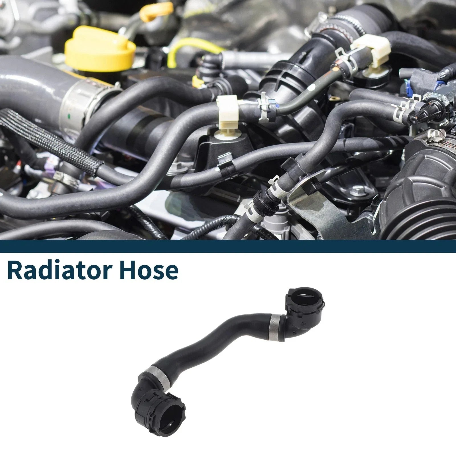 Radiator Hose 2.0L for BMW 530i Base Coolant Pipe (2017-2023)