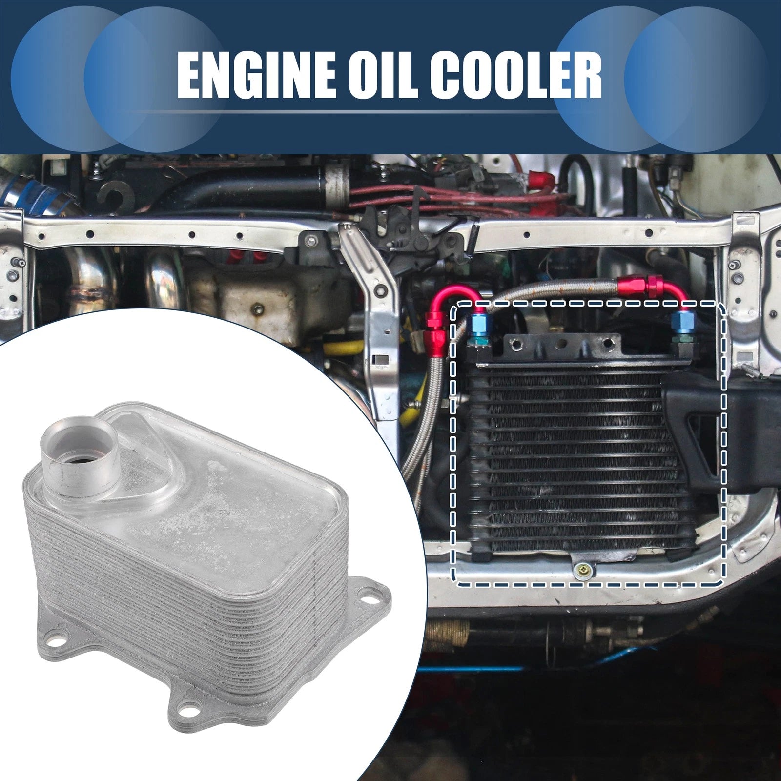 Engine Oil Cooler for Audi A3 Quattro (2008–2013) No. 06L117021C