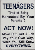 Funny Man Cave Sign for Teenagers