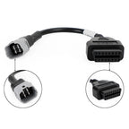 OBD2 6 Pin Diagnostic Plug Adapter for Suzuki Motorcycle Scooter ATV