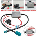 Inline FM Signal Booster for Car 12V (No specific make/model provided)