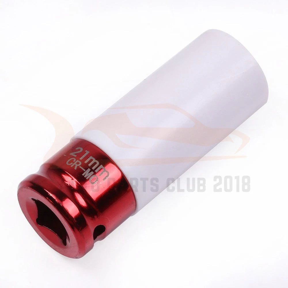 Set of 5 Deep Impact Sockets for Wheel Protectors (1/2" 15-22mm)