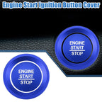 Engine Start Stop Ignition Button Trim Decal for Honda Accord (2018–2022) Blue
