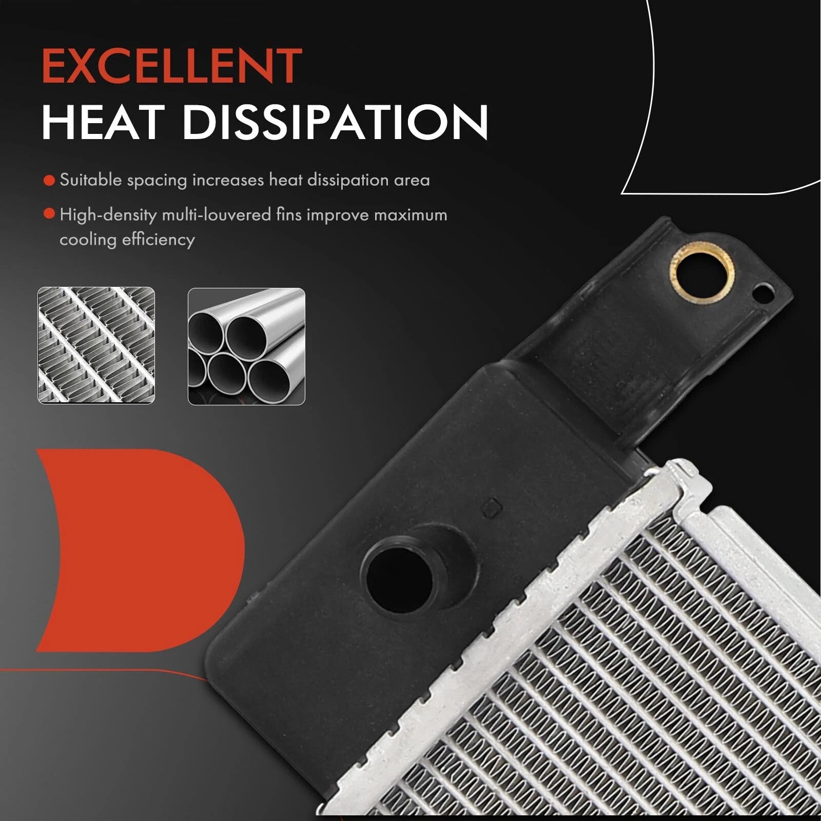Inverter Cooler Radiator for Toyota Camry and Avalon (2012–2017)